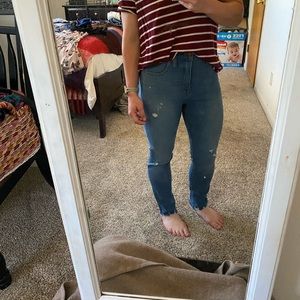 Madewell high rise skinny jeans